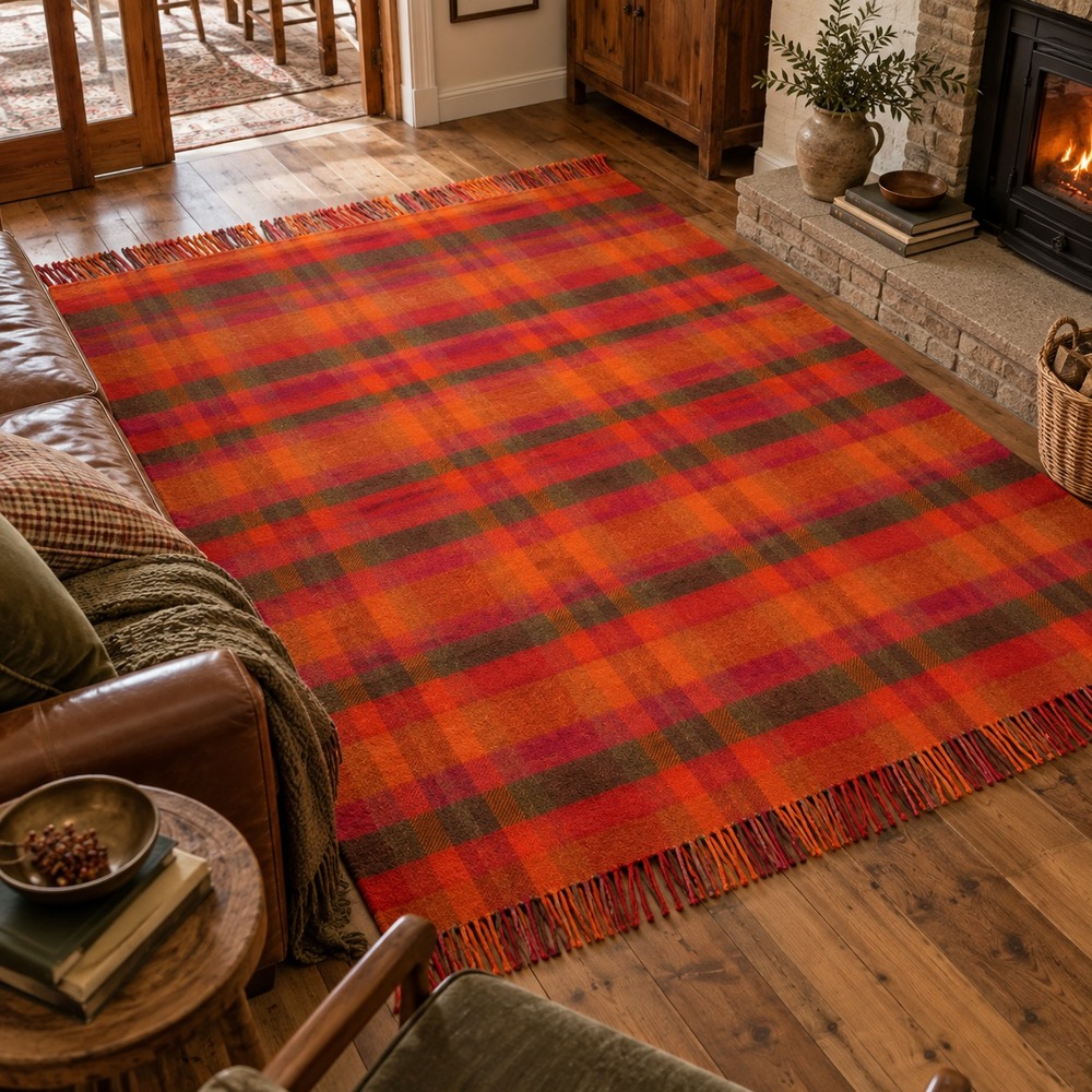 Blarney Woolen Mills The Heritage Rug Irish Wool Plaid NWT Throw Wrap Outlander